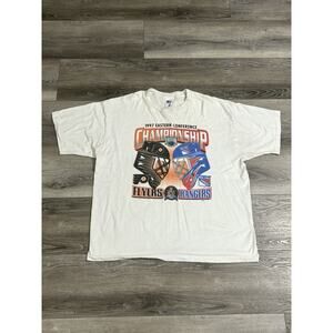 1997 Vintage Pro Player NHL Championship Flyers vs Rangers Shirt - Men’s XXL 2XL